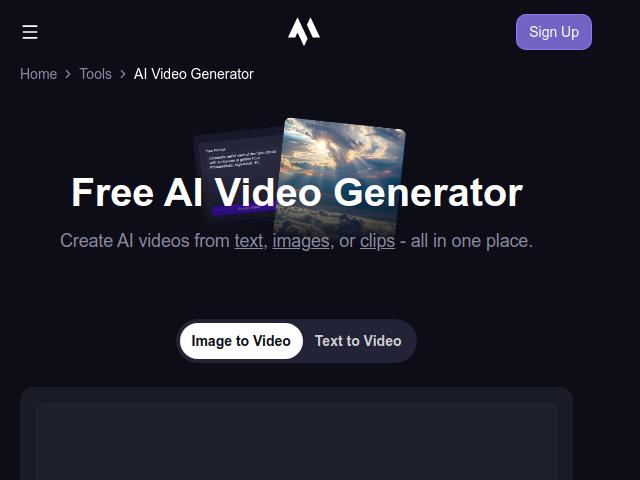AI video generator